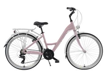 Rower Miejski 26 Kands Venus St 2023 różowo-biały
