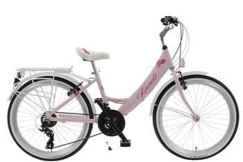 Rower Kands 24 Amelka różowo-biały JUNIOR 2023r